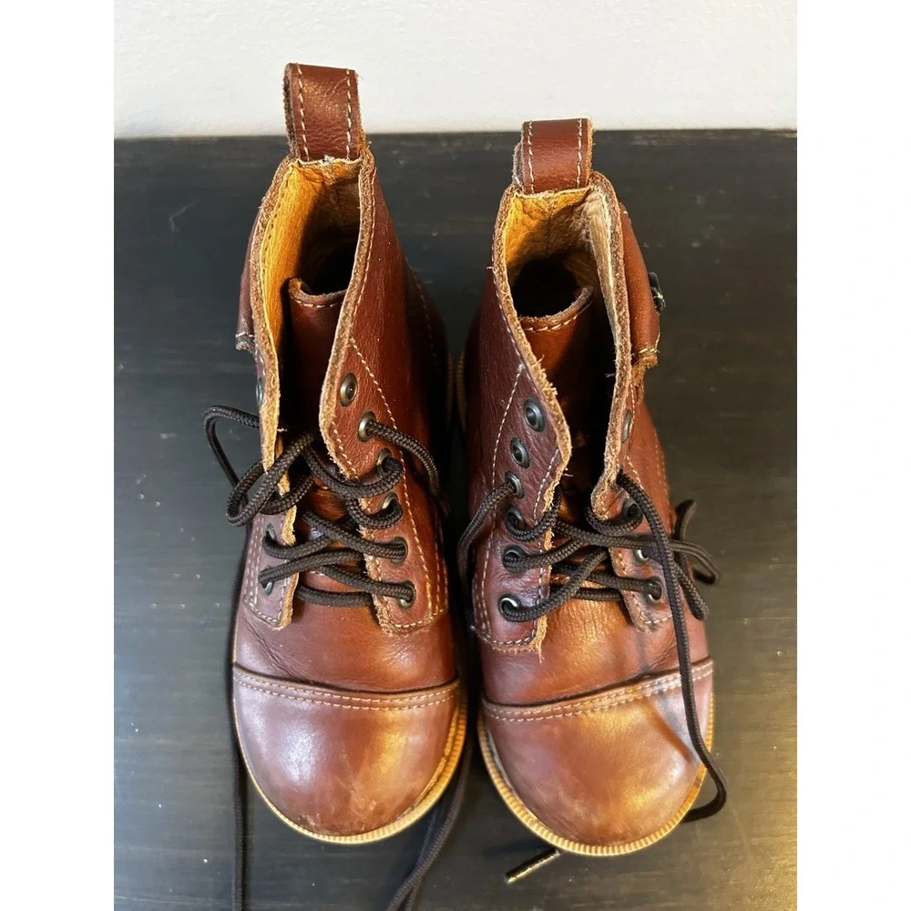 Mikoleon Heirloom Classic Leather Boots Luxe Tan Size Youth Euro 26 US‎ 9.5